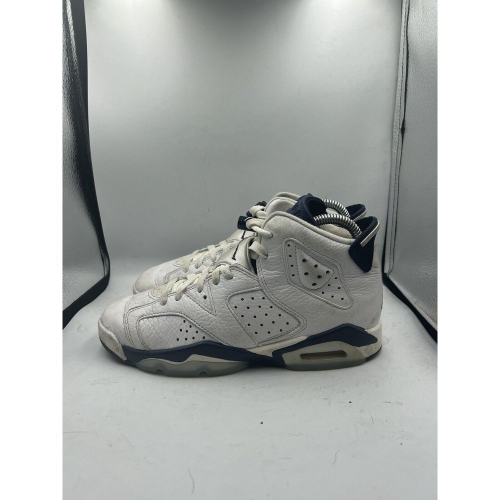 Nike Air Jordan 6 Retro GS 'Midnight Navy 384665-141 Youth Size 5.5Y Wmns 7